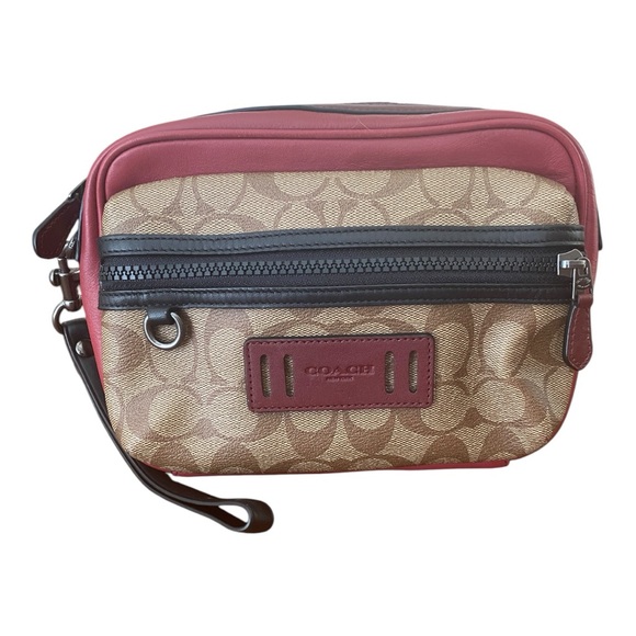 COACH Terrain Pouch In Colorblock Signature Canvas - Picture 6 of 11